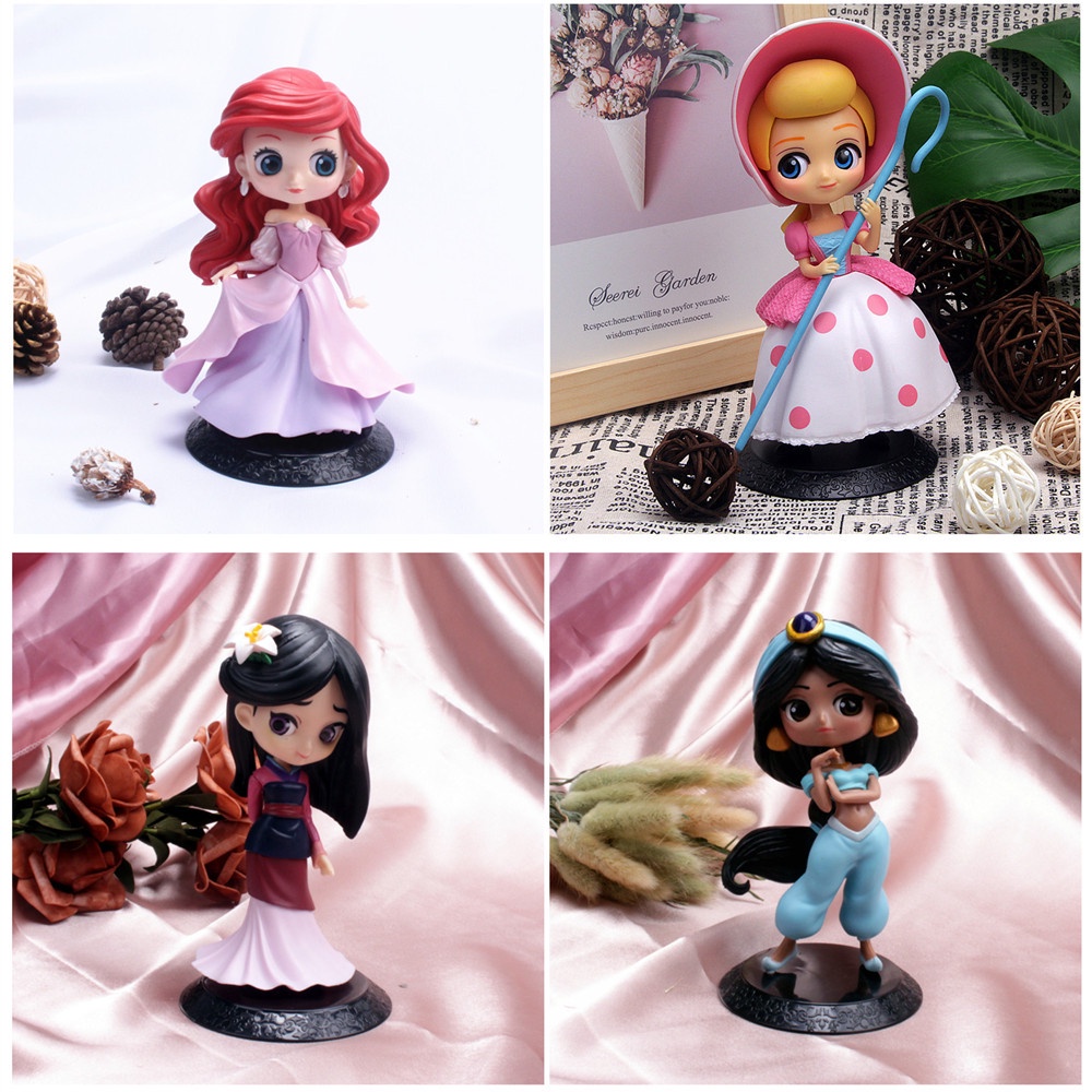 Mô Hình Nhân Vật Công Chúa Disney Cực CUTE Cực Sắc Nét Trang Trí Trưng Bày Sưu Tầm