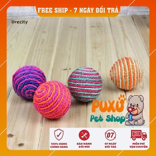 ĐỒ CHƠI CHO CHÓ 😍𝗙𝗿𝗲𝗲𝗦𝗵𝗶𝗽😍Bóng Vải To 5cm giúp bé xả Stress khi ở nhà một mình