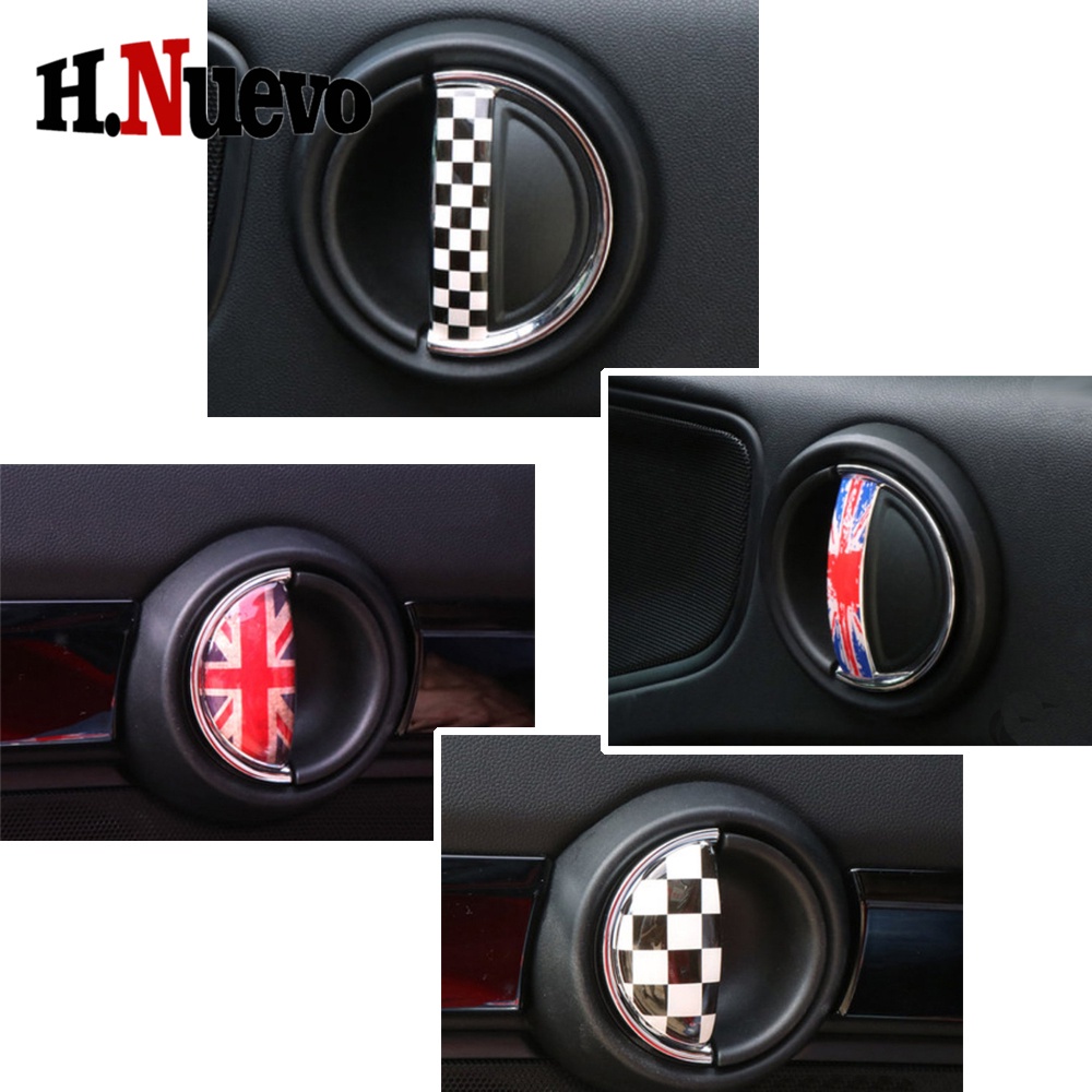 Set 2 Miếng Dán Trang Trí Tay Nắm Cửa Sau Cho Mini Cooper F54 F55 F56 F60