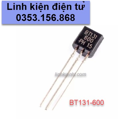 Linh Kiện Bán Dẫn Bt131-600 Direct To-92 600v / 1a Bt131