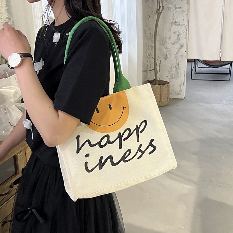 Túi Xách Nữ Vải Canvas Cỡ Lớn Xinh Xắn