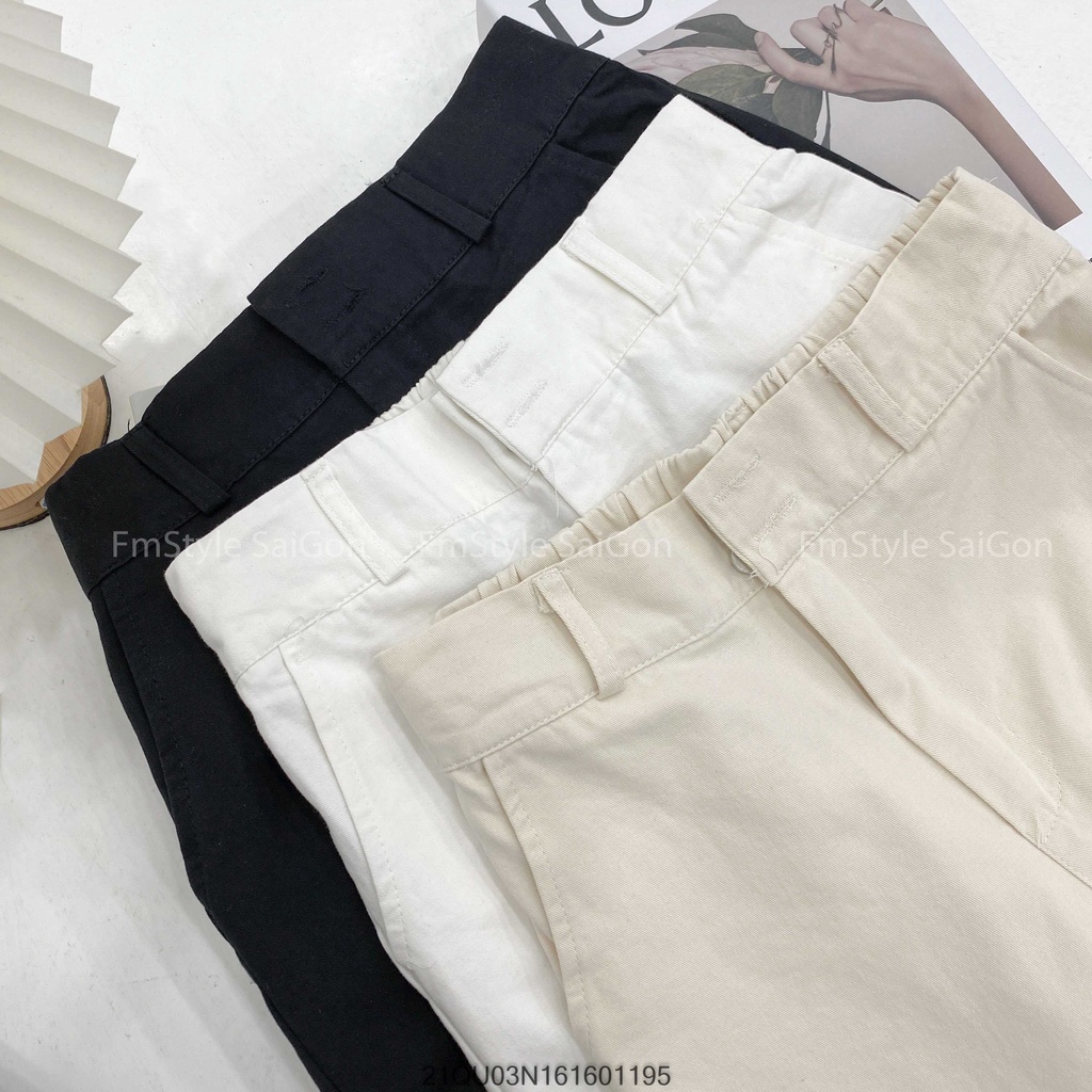 Quần thô ống rộng trơn thời trang nữ ulzzang Hàn Quốc Fmstyle Saigon 21QU03N161601