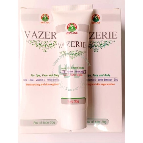 Kem giữ ẩm, tái tạo da, ngừa hăm da Vazerie 30g