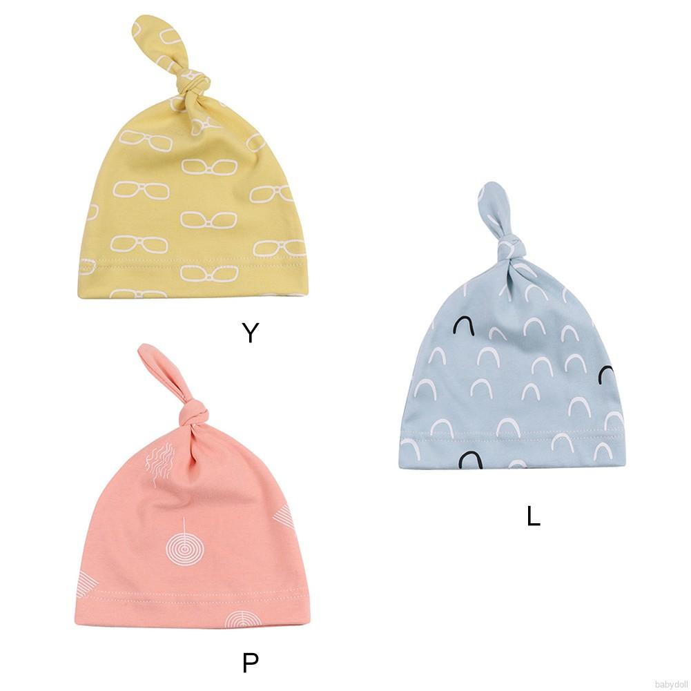 Mũ Cotton Một Lớp Mỏng Cho Bé Sơ Sinh 0-1 Tuổi