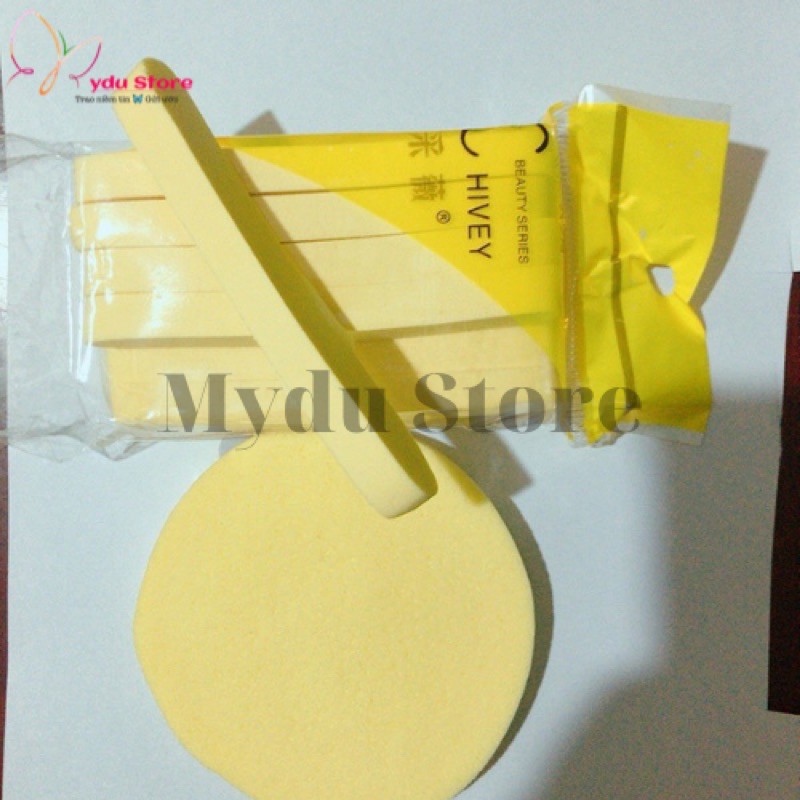 Bông Mút Rửa Mặt, Bọt Biển Rửa Mặt Dạng Nén Dùng Cho Spa Siêu Mềm Mịn Mydu Store Dạng Nén 12 M/b