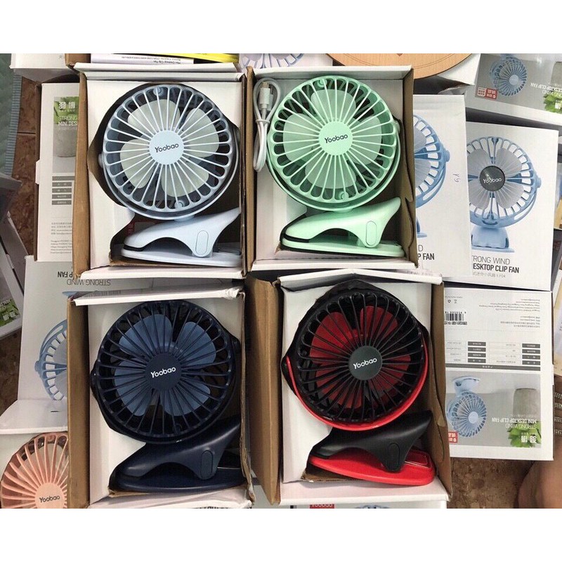 Quạt Mini Kẹp YOOBAO Dung lượng 6400mAh - Chính hãng - Có bảo hàng - Hàng có sẵn | BigBuy360 - bigbuy360.vn
