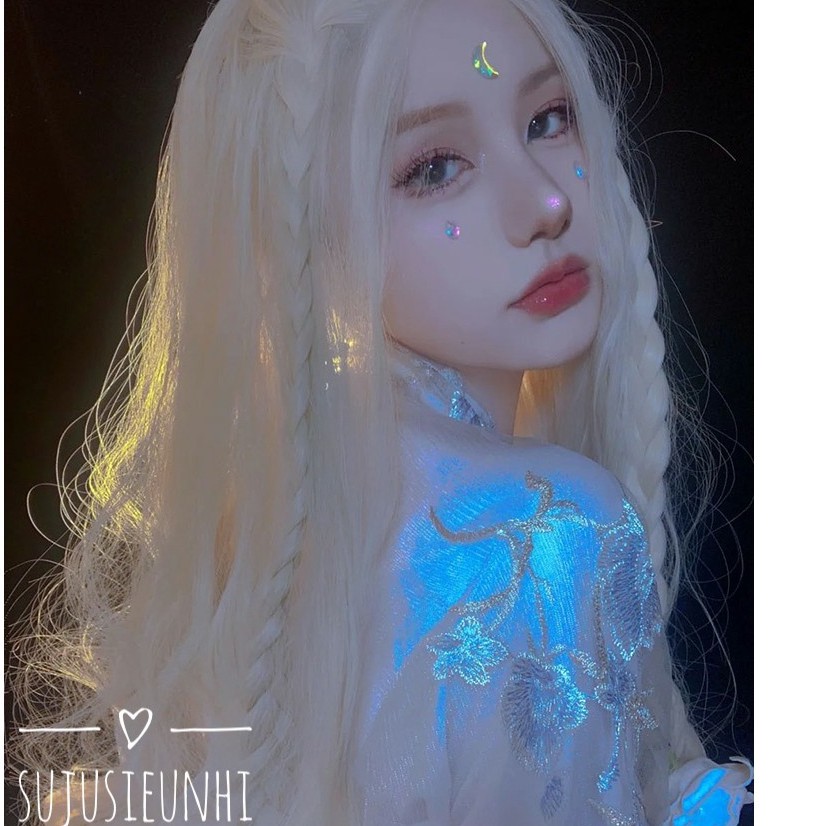 (13 mẫu đẹp nhất) đá đính mắt makeup , đá dán mặt trang điểm đủ hình, trăng sao lấp lánh