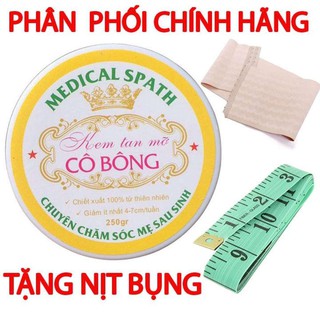 Kem tan mỡ bụng Cô Bông ( tặng kèm NỊT BỤNG và THƯỚC DÂY)
