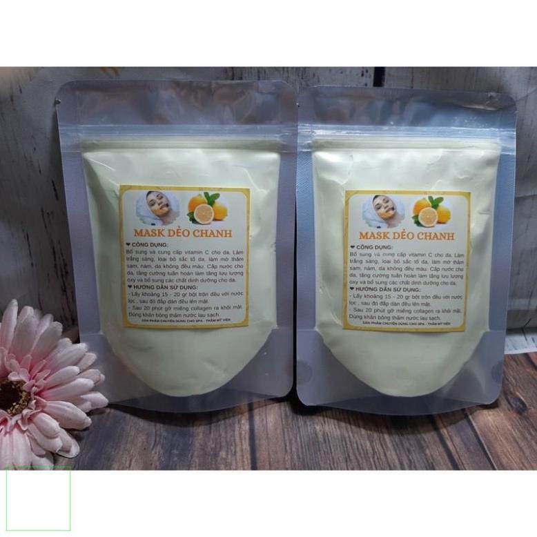 100gr dẻo chanh (bột đắp mặt dẻo chanh) handmade