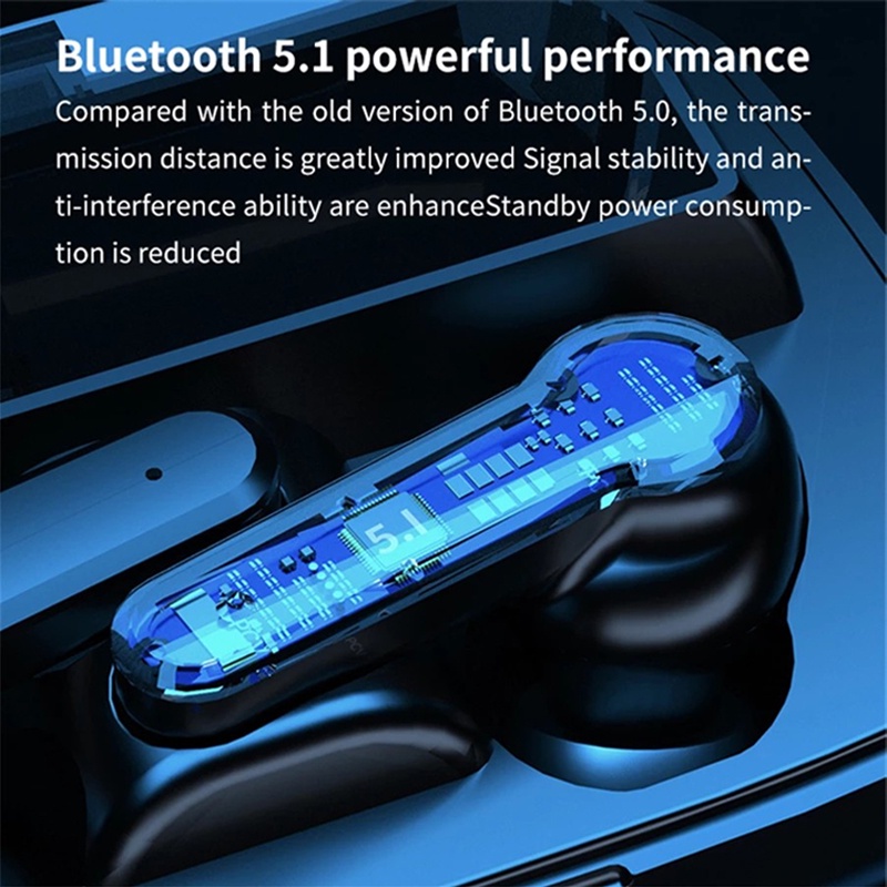 Tai nghe Bluetooth F9 Pro Phiên Bản Không Dây Cao Cấp Cảm Ứng Sạc Dự Phòng - Amoi Loại Mới
