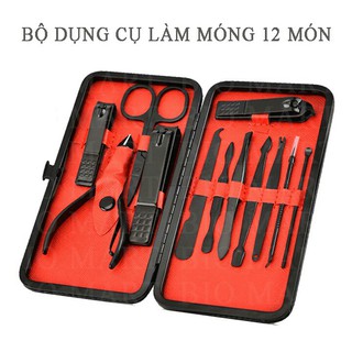 Bộ dụng cụ bấm móng tay 8/18 món(Dụng cụ cắt móng, làm móng, ráy tai, mụn tiện dụng)