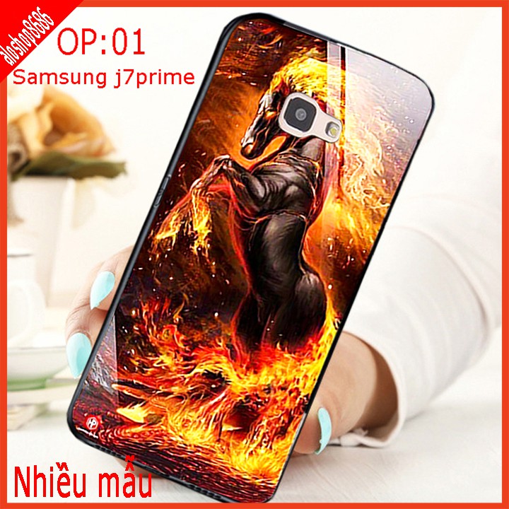 ỐP LƯNG SAMSUNG J7 PRIME,ỐP SAMSUNG J7 PRIME (ỐP LƯNG KÍNH 3D THẾ HỆ MỚI ) EDUCASESHOP