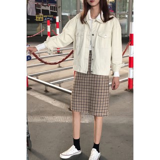 (ORDER) Áo khoác denim dáng ngắn