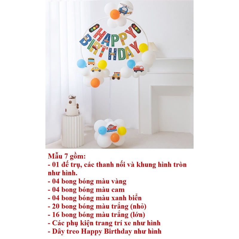 [Sinh nhật, Thôi nôi] Trụ bóng trang trí tiệc sinh nhật, thôi nôi cho bé