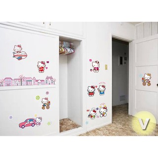Decal dán tường Kitty xinh đẹp