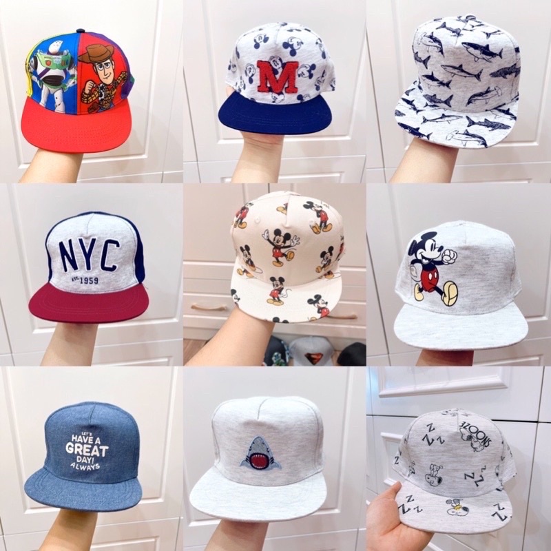 Mũ lưỡi trai cho bé trai/gái từ 1-3 tuổi