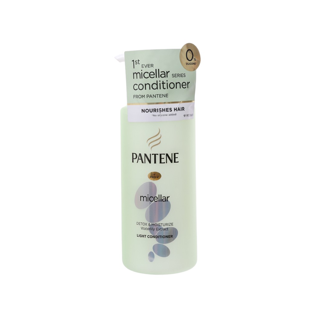 Dầu xả Pantene Micellar làm sạch và dưỡng ẩm chiết xuất hoa súng 300ml