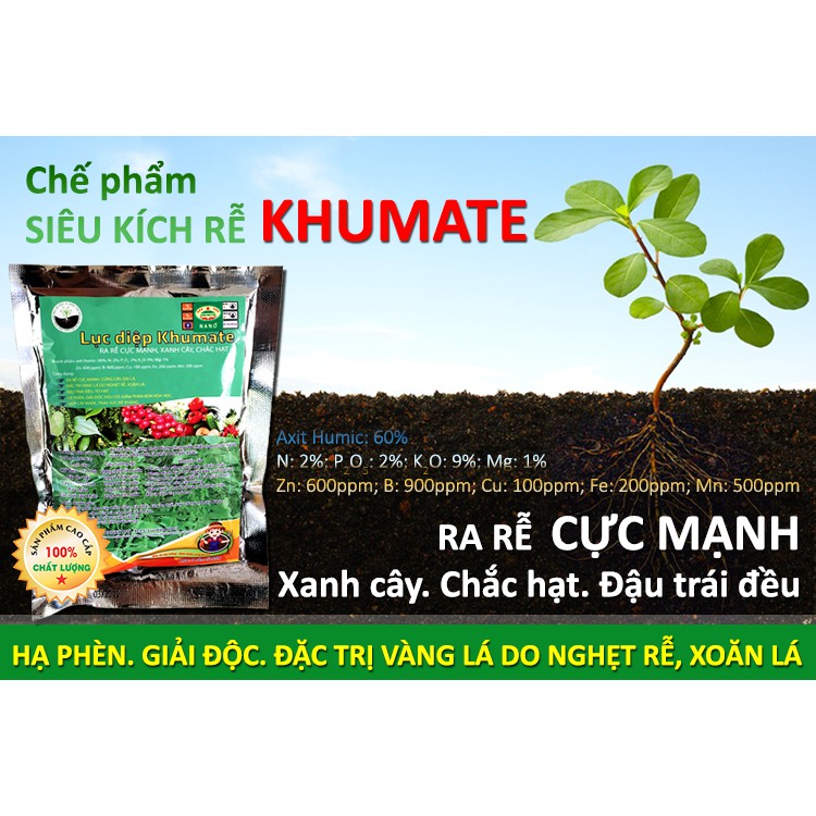 Chế phẩm sinh học KHUMATE - SIÊU KÍCH RỄ