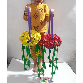 Đồ dùng đồ chơi tự làm mầm non _Hoa trang trí lớp học