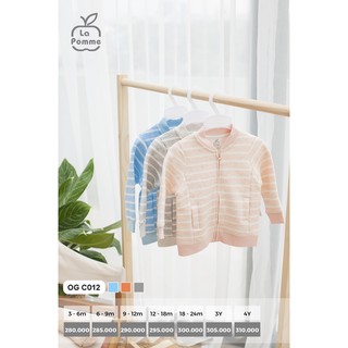 C012 Áo Khoác La Pomme dáng bommer túi cơi dọc eo