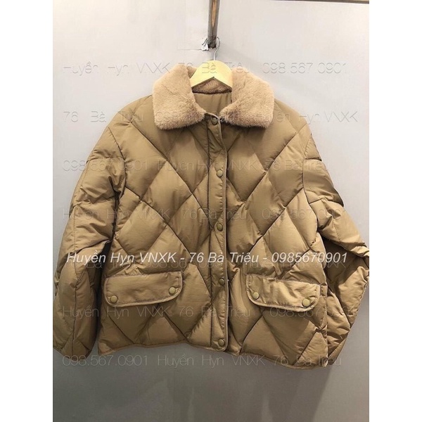 Áo phao trám cổ lông | BigBuy360 - bigbuy360.vn