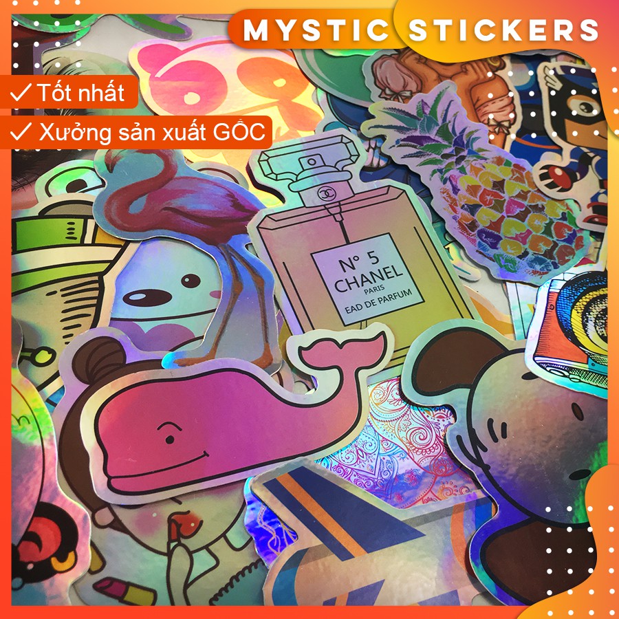 [SET 10 STICKER chủ đề MÀU SẮC]