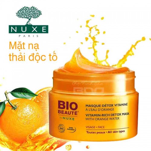 MẶT NẠ THẢI ĐỘC BIO NUXE MASQUE DETOX VITAMIN CHÍNH HÃNG