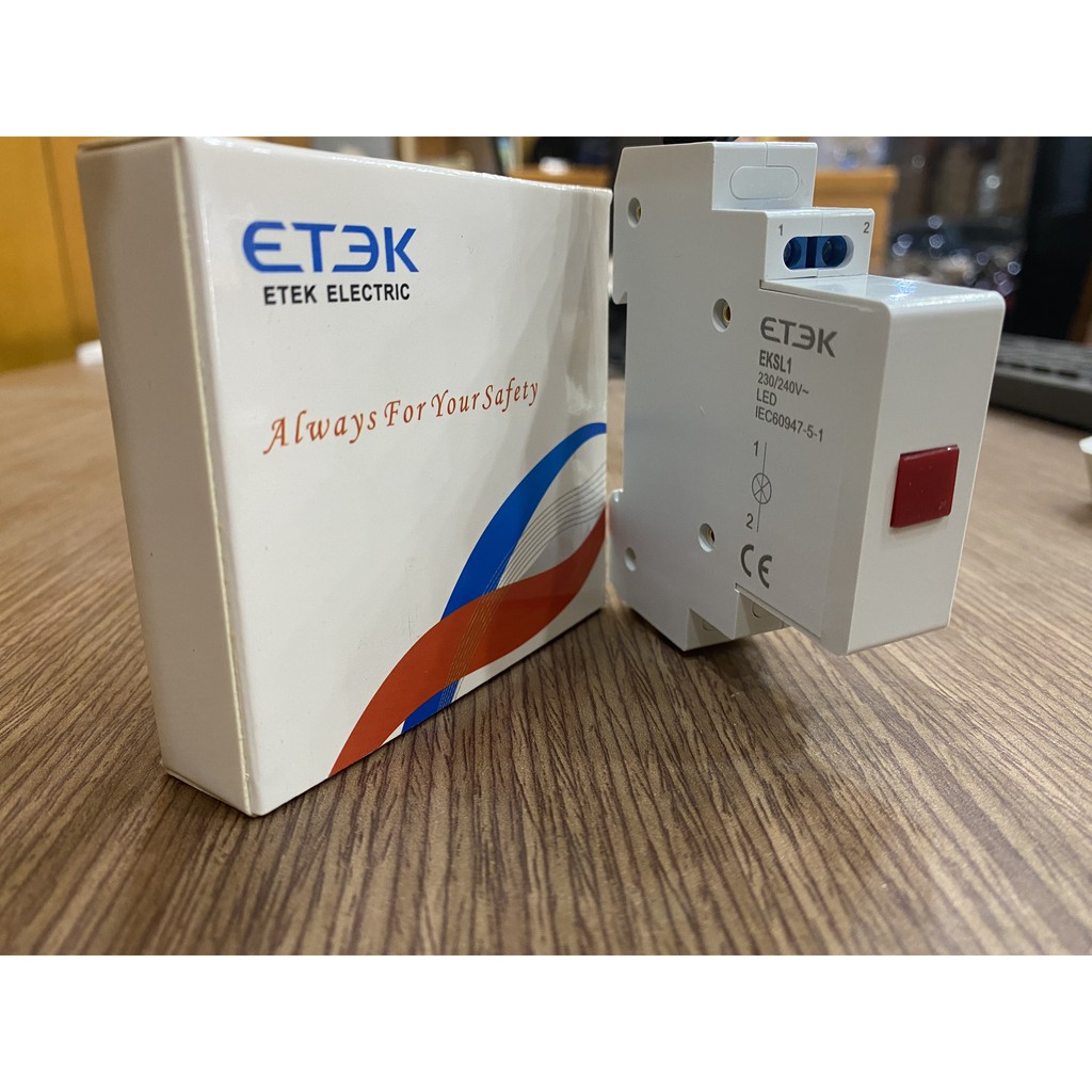 Đèn báo pha gắn rail ETEK 220V