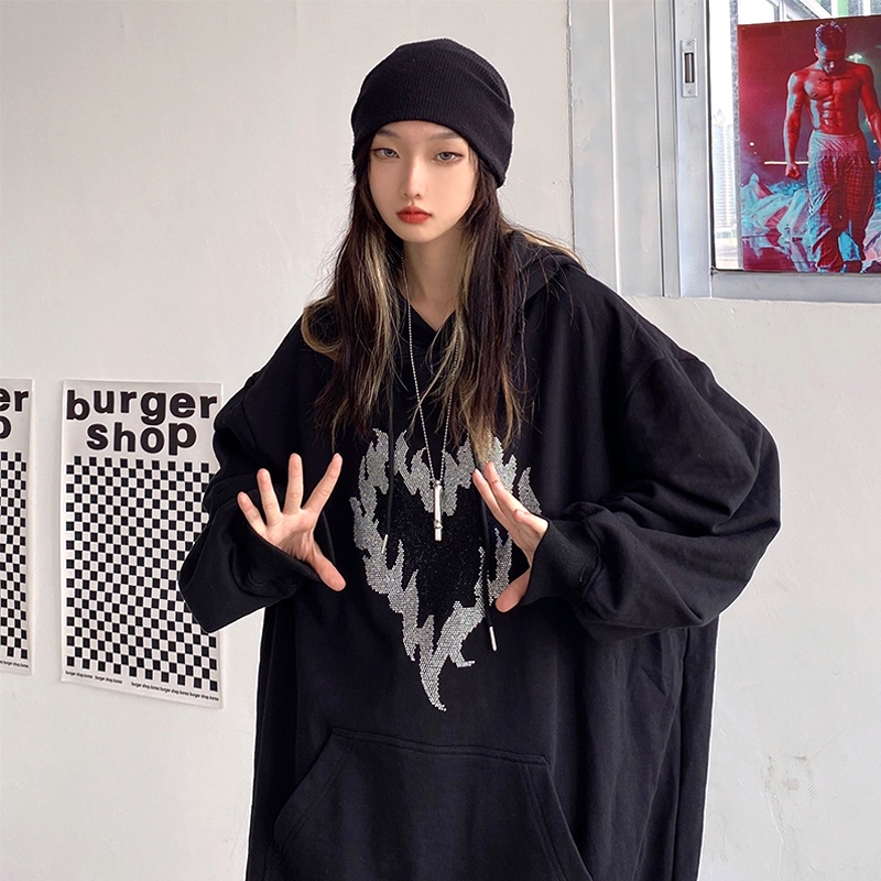 NRVP Áo Hoodie Dáng Rộng Thời Trang Hàn Quốc 2022 Dành Cho Nữ