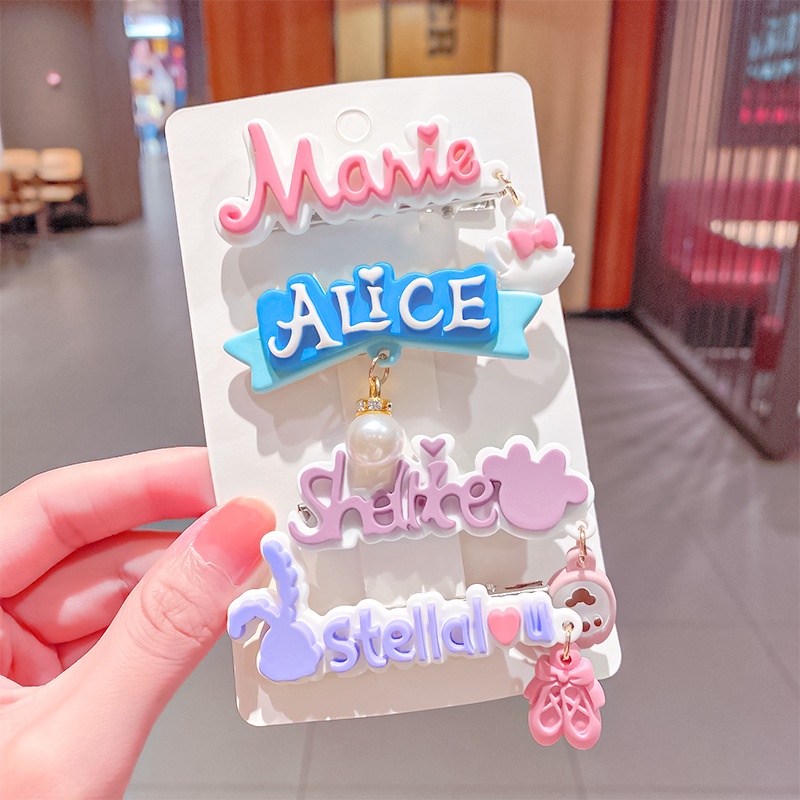 Kẹp Tóc Mỏ Vịt Họa Tiết Động Vật Hoạt Hình Đáng Yêu