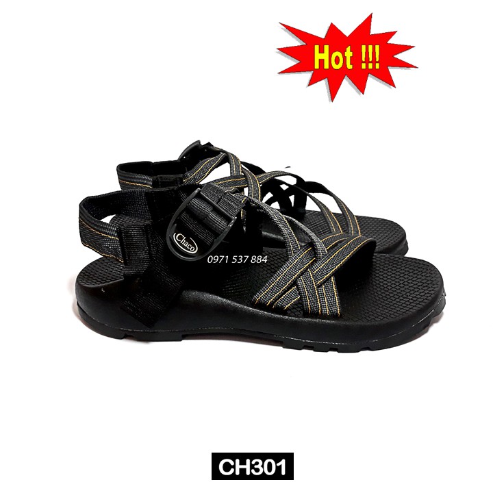 Dép quai hậu nam chaco đế cứng không lún