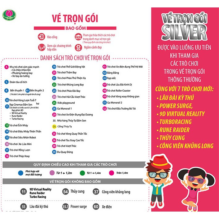 Freeship  Voucher giảm 50% toàn bộ Vé vào cổng tại Công Viên Đầm Sen