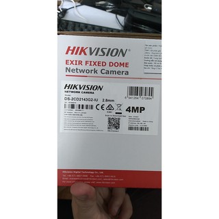 Camera IP hikvision 4MP DS-2CD2143G2-IU 2143 liền mic (chính hãng)
