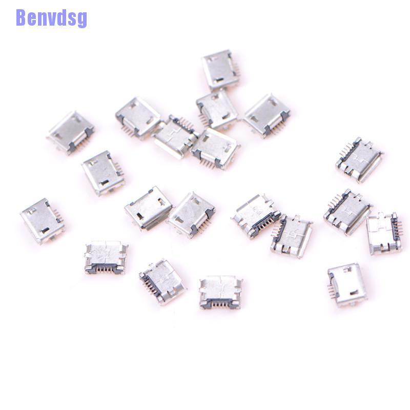 Bộ 20 Đầu Kết Nối Micro Usb Type B 5 Chất Lượng Cao