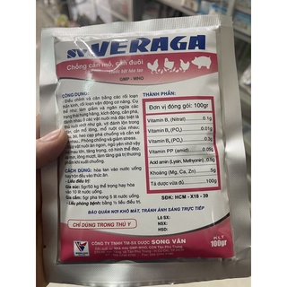 Bột hoà tan SV Veraga gói 100g chống gà cắn mổ