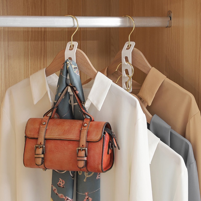 Set 4 Móc Treo Quần Áo Nhiều Tầng Tiết Kiệm Không Gian