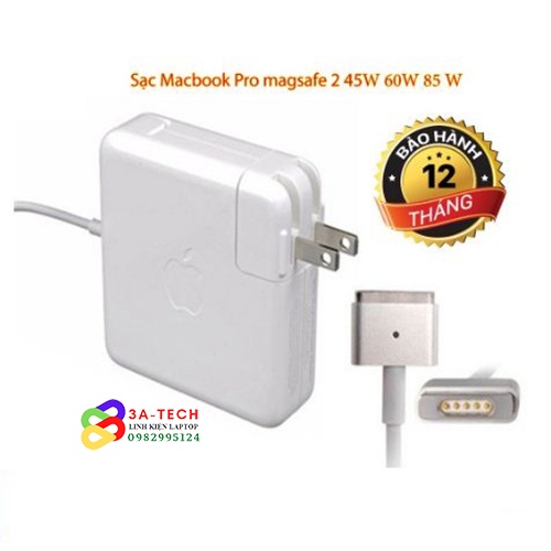 Sạc Macbook Magsafe 2 60W phù hợp Macbook Pro Retina 13.3" từ 2012 đến 2015 - Bảo hành 12 Tháng đổi sản phẩm mới | BigBuy360 - bigbuy360.vn