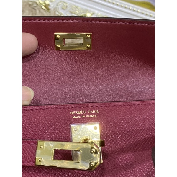 Túi xách màu mận size 19