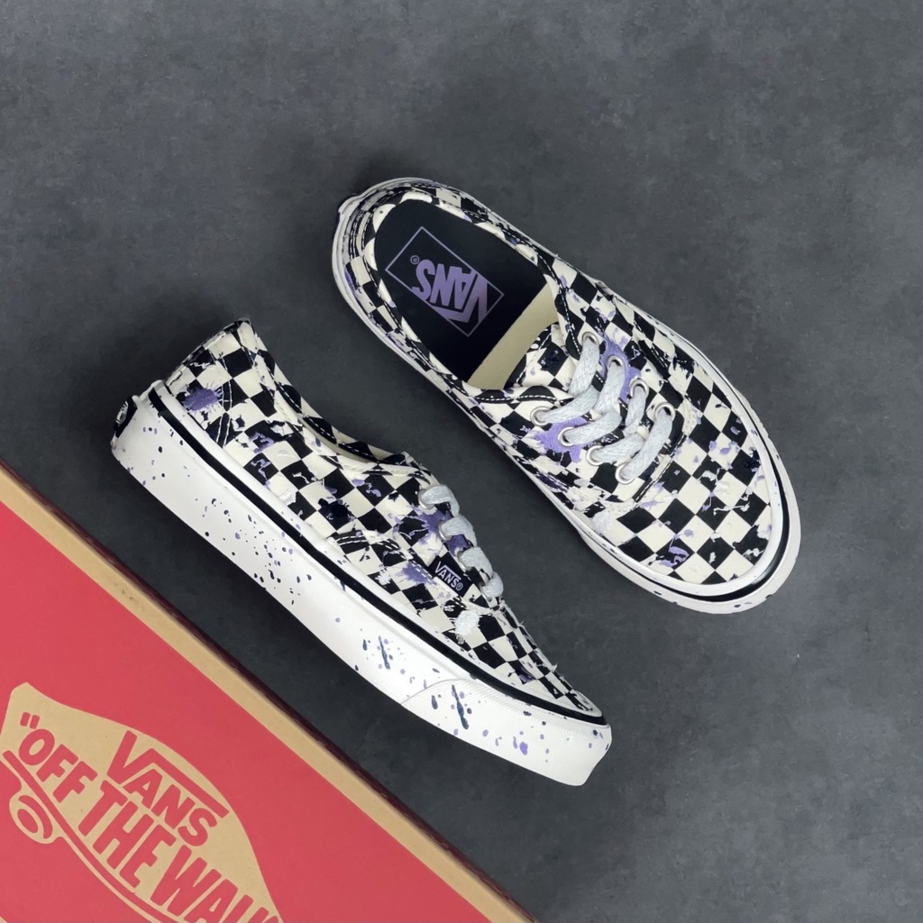 Giày Thể Thao Vans Chính Hãng Cổ Thấp size 36-44 Thêu Họa Tiết Cá Tính