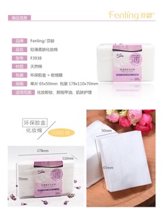 Bông tẩy trang 1000 miếng