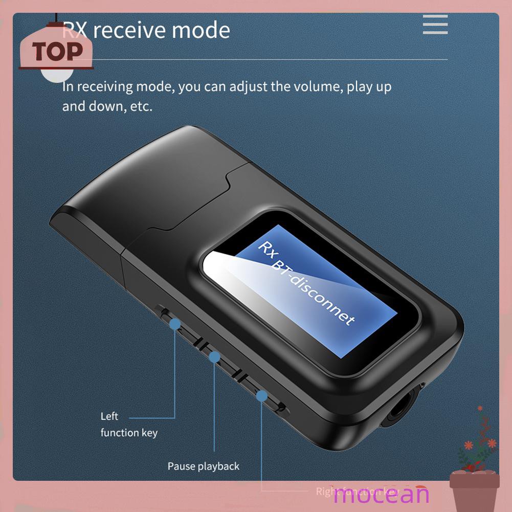 Usb Thu Phát Tín Hiệu Bluetooth Mocean 3.5mm Cho Tv / Xe Hơi | BigBuy360 - bigbuy360.vn