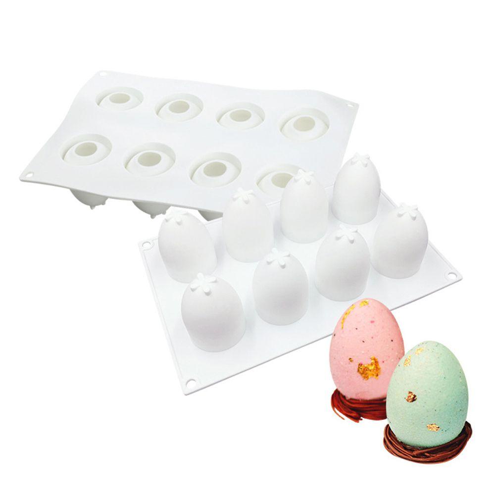 LONTIME Khuôn Làm Bánh Bằng Silicone DIY Hình Trứng Phục Sinh Dành Cho Nhà Bếp
