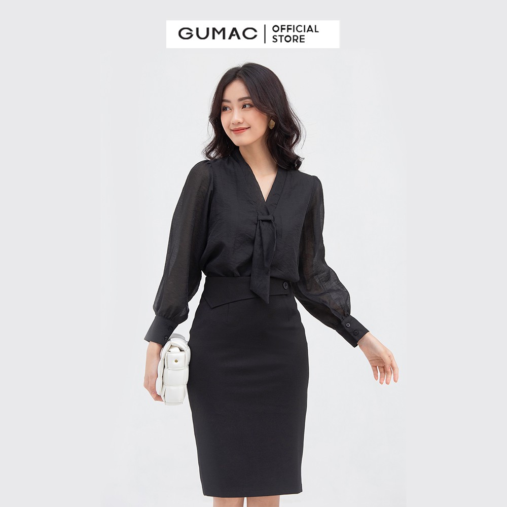 Chân váy bút chì nữ GUMAC ôm body VB873, công sở thanh lịch, trẻ trung | BigBuy360 - bigbuy360.vn