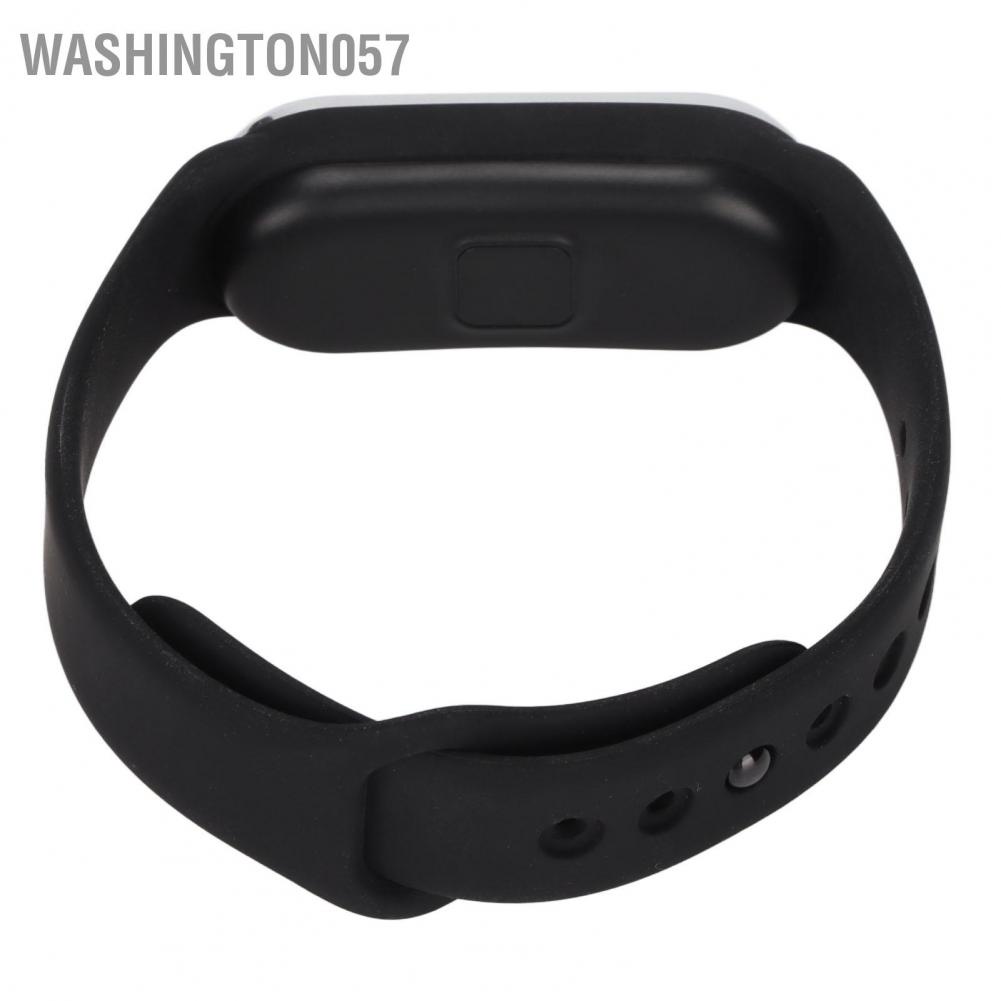 Washington057 Washington057 Vòng đeo tay đuổi muỗi chống siêu âm Di động với Đồng hồ kỹ thuật số LED