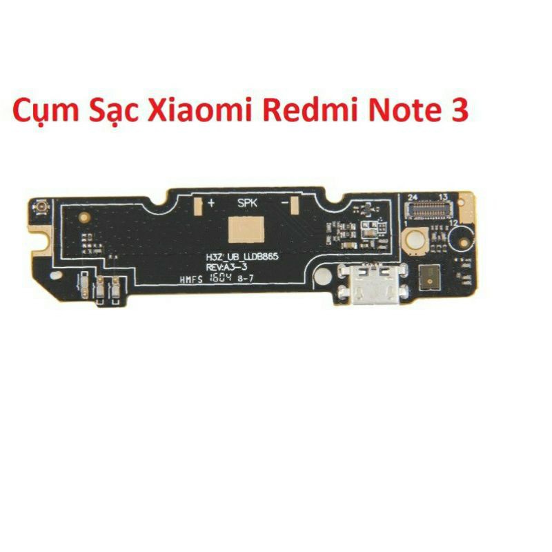 Cụm Chân sạc Xiaomi Redmi Note 3 thay thế(loại xịn)