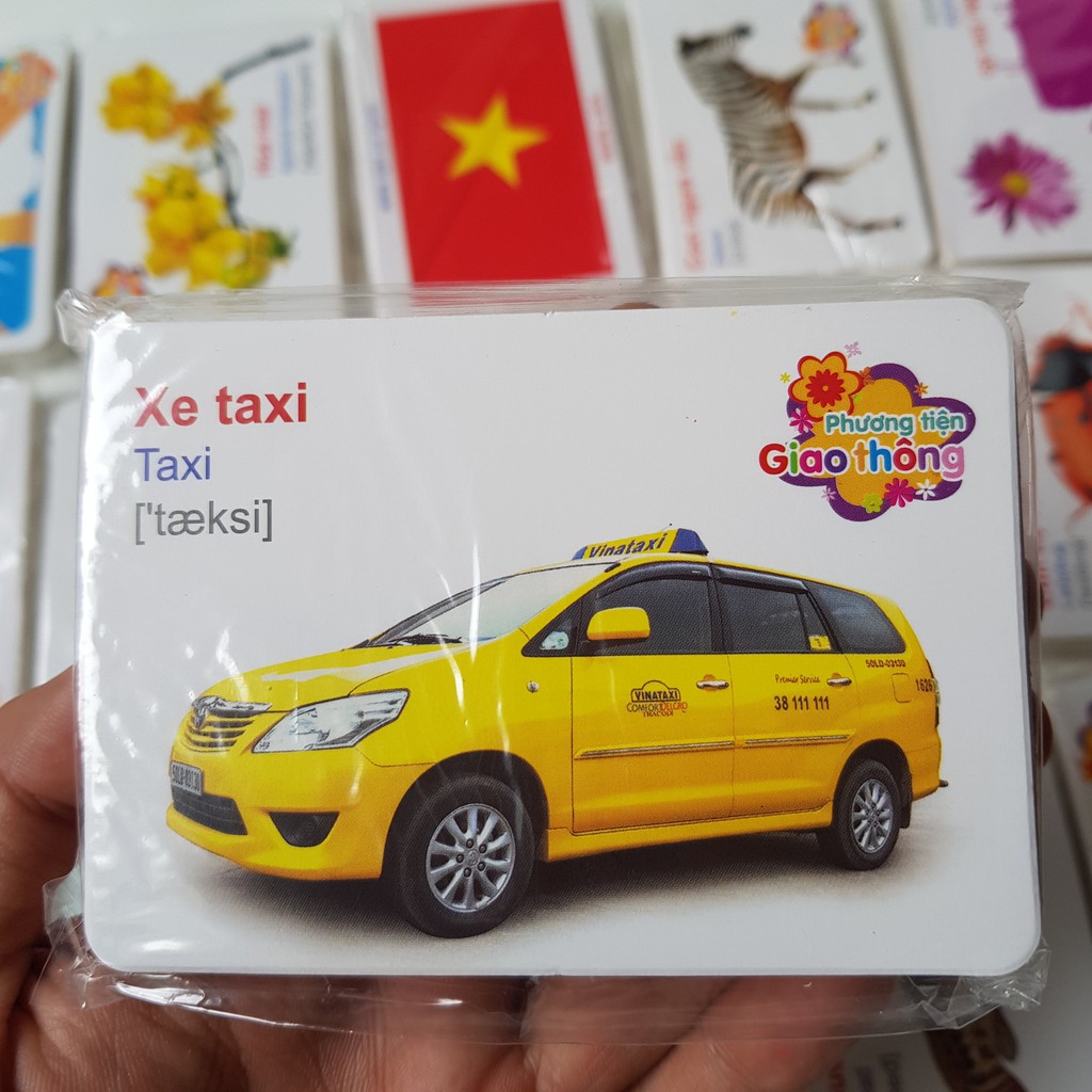 Bộ thẻ học thông minh 16 chủ đề tiếng anh với 416 thẻ song ngữ cho bé _ PK26
