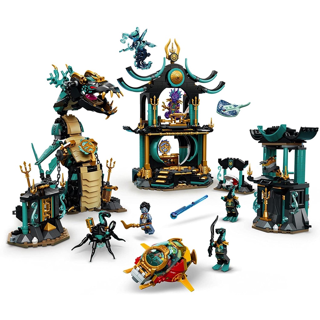 Đồ chơi lego Ninjago đền thờ dưới đại dương mã 71755 dành cho các bé 9+