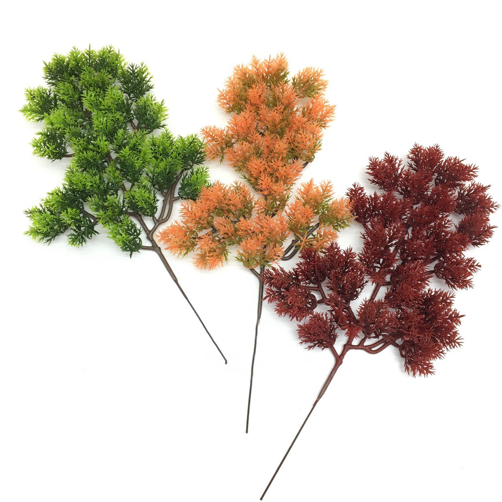 Cây lá thông nhân tạo bằng nhựa dùng trang trí để bàn