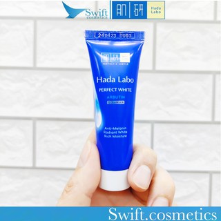 Sữa Rửa Mặt Hada Labo Perfect White Cleanser Dưỡng trắng Da 20g