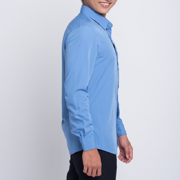 Áo sơ mi nam dài tay Owen dáng Regular Fit màu xanh - AR80935D | BigBuy360 - bigbuy360.vn